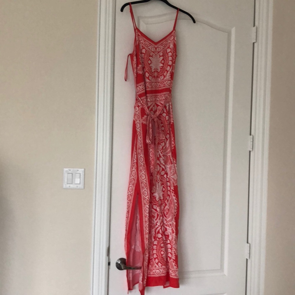Coral dress